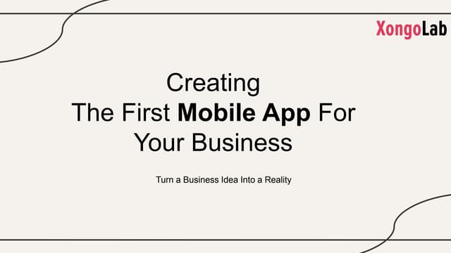 first mobile app for your business.pptx