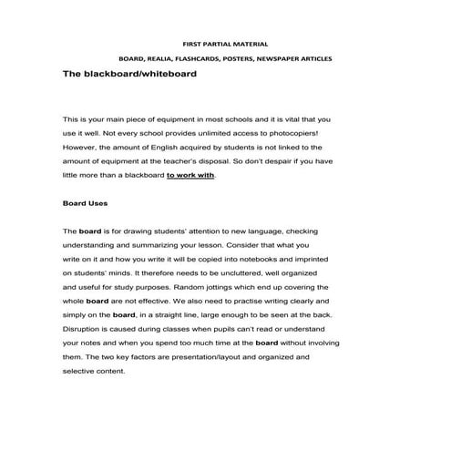 First partial material