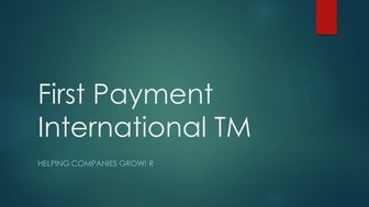 First Payment International TM
