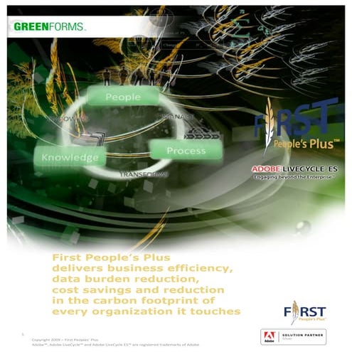 First Peoples Plus   Green Forms And Adobe Live Cycle