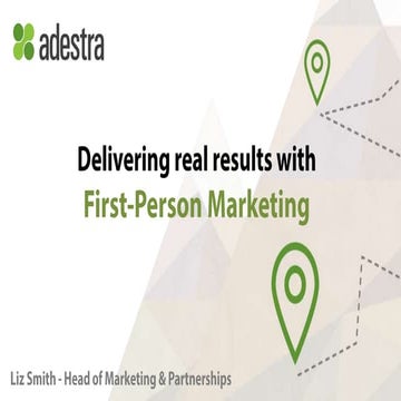 First-Person Marketing: Liz Smith