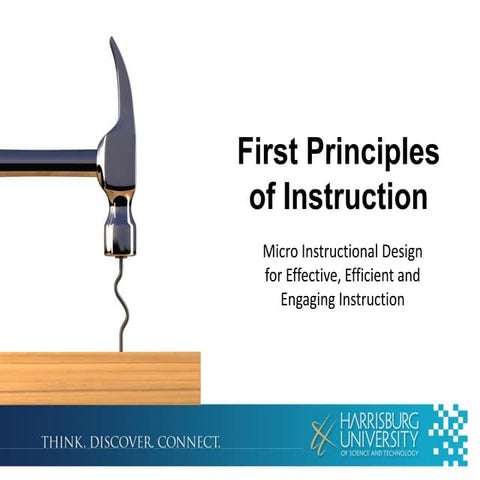 First Principles of Instruction