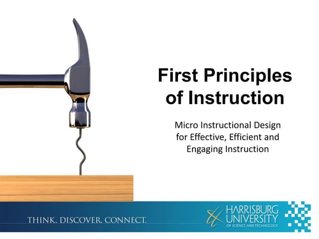 First Principles of Instruction