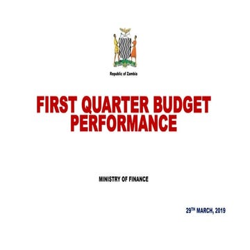 FIRST QUARTER BUDGET PERFOMANCE - PS BUDGET.pptx