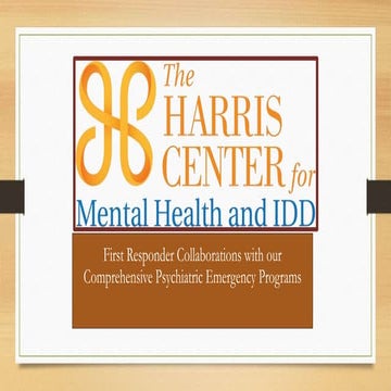 Harris Center for Mental Health and IDD