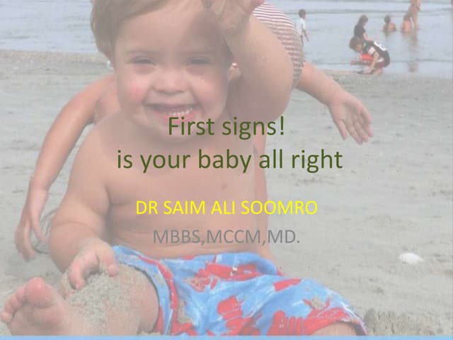 First signs!