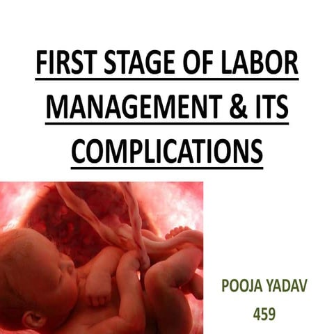 First stage of labour