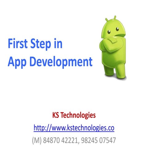 First step in android