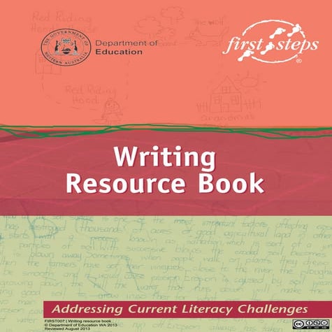 First steps - Writing resource book