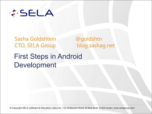 First Steps in Android Development with Eclipse and Xamarin