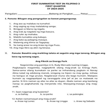 FIRST SUMMATIVE TEST IN FILIPINO FILIPINO 3.docx