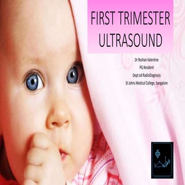 First trimester ultrasound