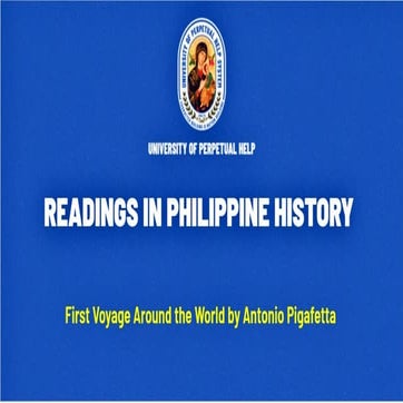 First voyage  around the  world: Readings in Philippine History