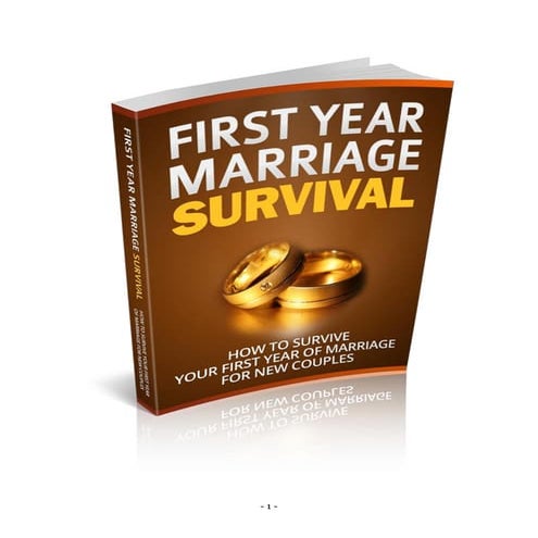 First year marriage_survival