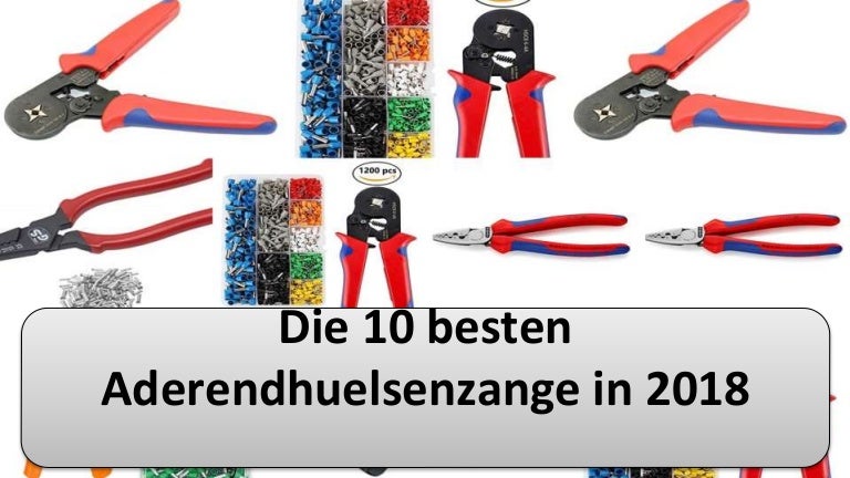 1737600 Meister Aderendh/ülsen-Zange 160 mm