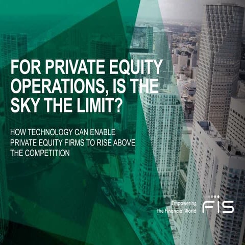 Slideshow: For Private Equity Operations, Is the Sky the Limit?