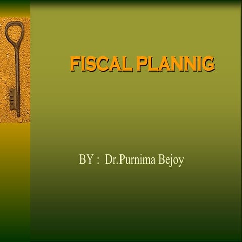 fiscal planning in nursing and administration