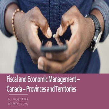 Fiscal and Economic Management| Provinces and Territories| Canada