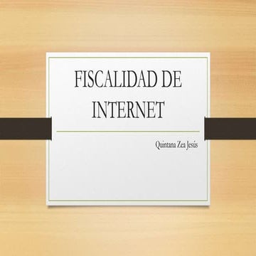 Fiscalidad de internet