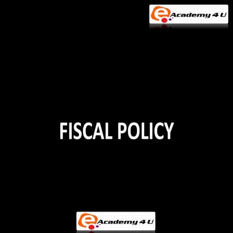 Fiscal policy