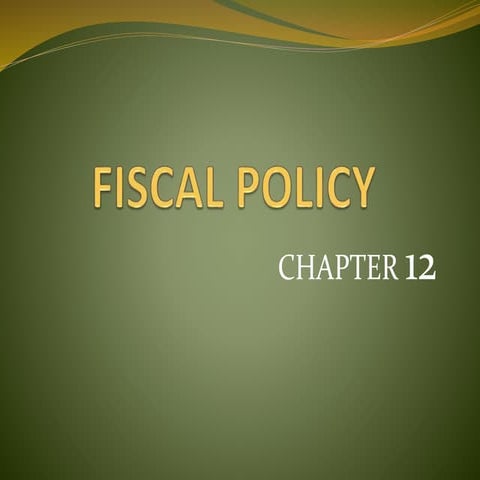 Fiscal policy