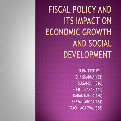 Fiscal policy ea