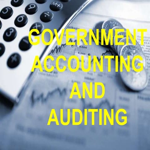 Government Accounting and Auditing