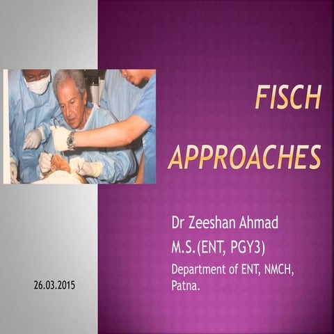 Fisch approaches Dr Zeeshan Ahmad