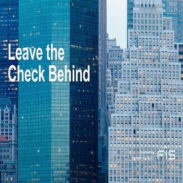 Leave the Check Behind