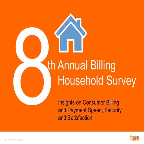Fiserv 8th Annual Billing Household Study