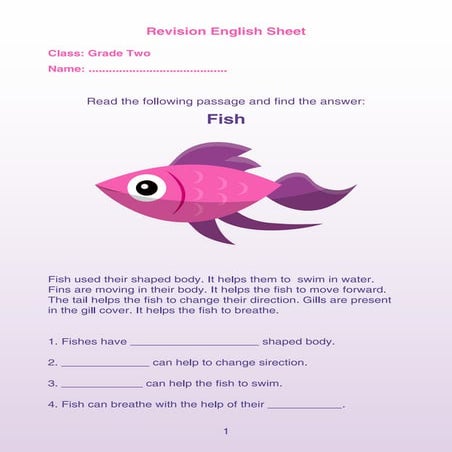 revision english sheet | PDF