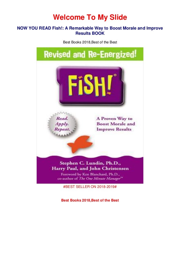 Fish A Remarkable Way To Boost Morale And Improve Results B O O