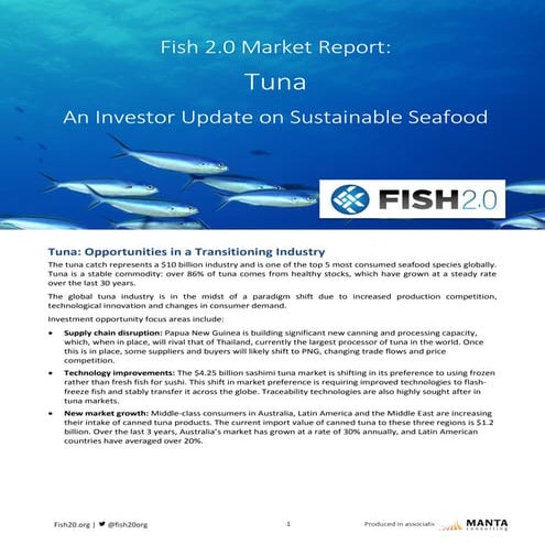 Fish 2.0 Market Report: Aquaponics | PDF
