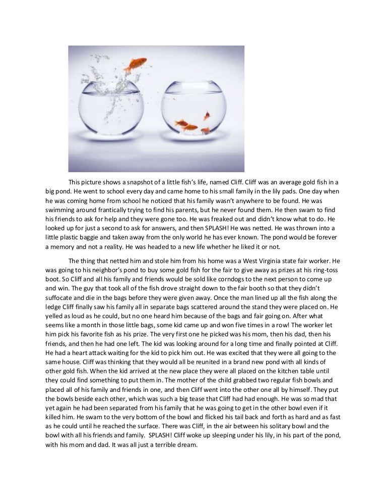 Fish bowl paragraph
