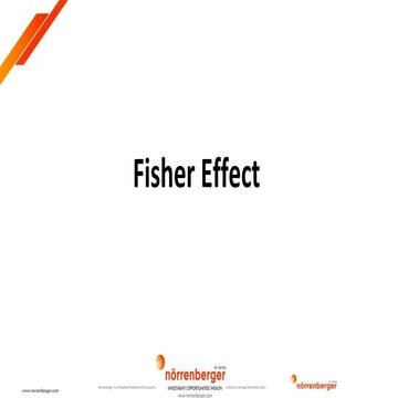 Fisher's Effect