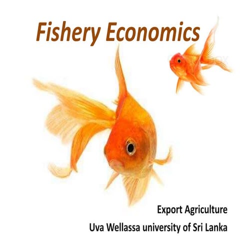 Fishery economics | PPTX