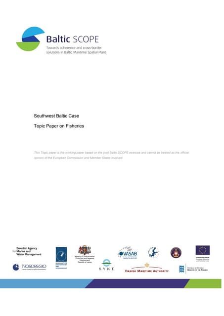 Topic paper (Southwest Baltic Case)...