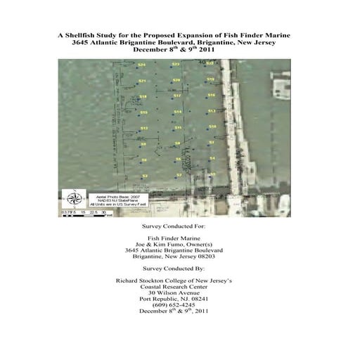 Fish Finder Marine Shellfish Study