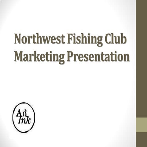 NWMSU AdInk, Fishing Club Presentation