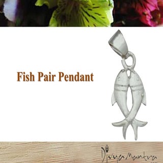 Fish pair pendant from aaradhi coll...