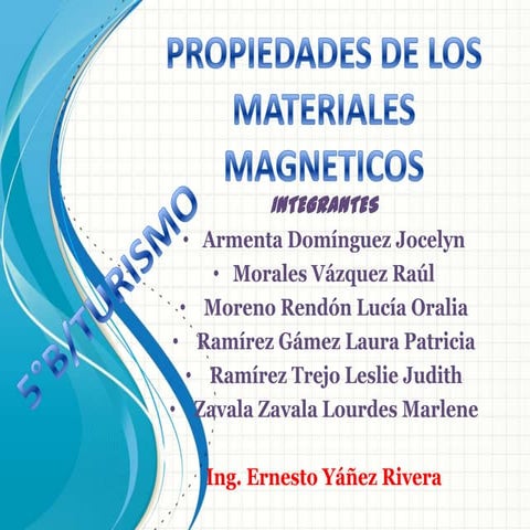 Propiedades de los materiales magnéticos 