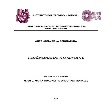 Fisica   antologia fenómenos de transporte