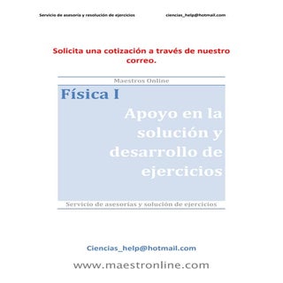 Fisica 1 apoyo y asesorias