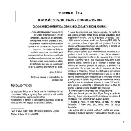 Programa de Fisica 6to Ing. Uruguay