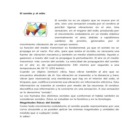 Fisica del oido medio