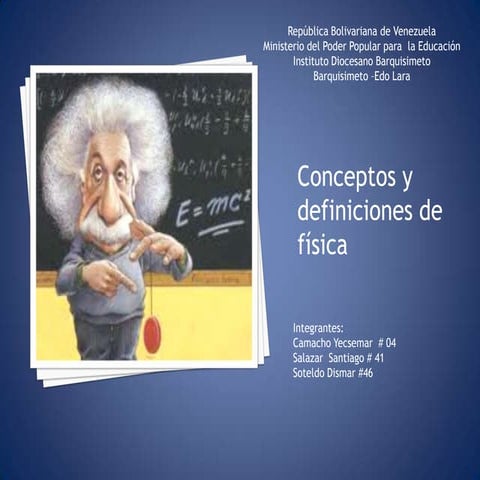 conceptos básicos de fisica | PPTX