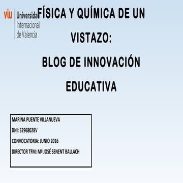 Física y química de un vistazo