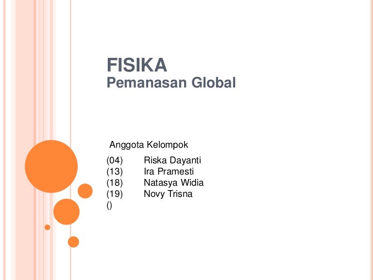 Fisika Sma Pemanasan Global Global Warming
