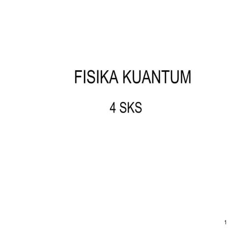 Fisika kuantum 2