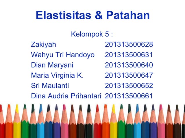 elastisitas dan patahan